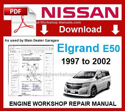 Nissan Elgrand E50 Workshop Service Repair Manual